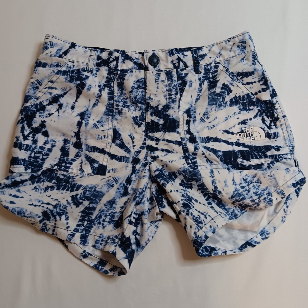 The North Face Girls‎ Tie Dye FlashDry Pull On Walking Shorts Size M (10/12)